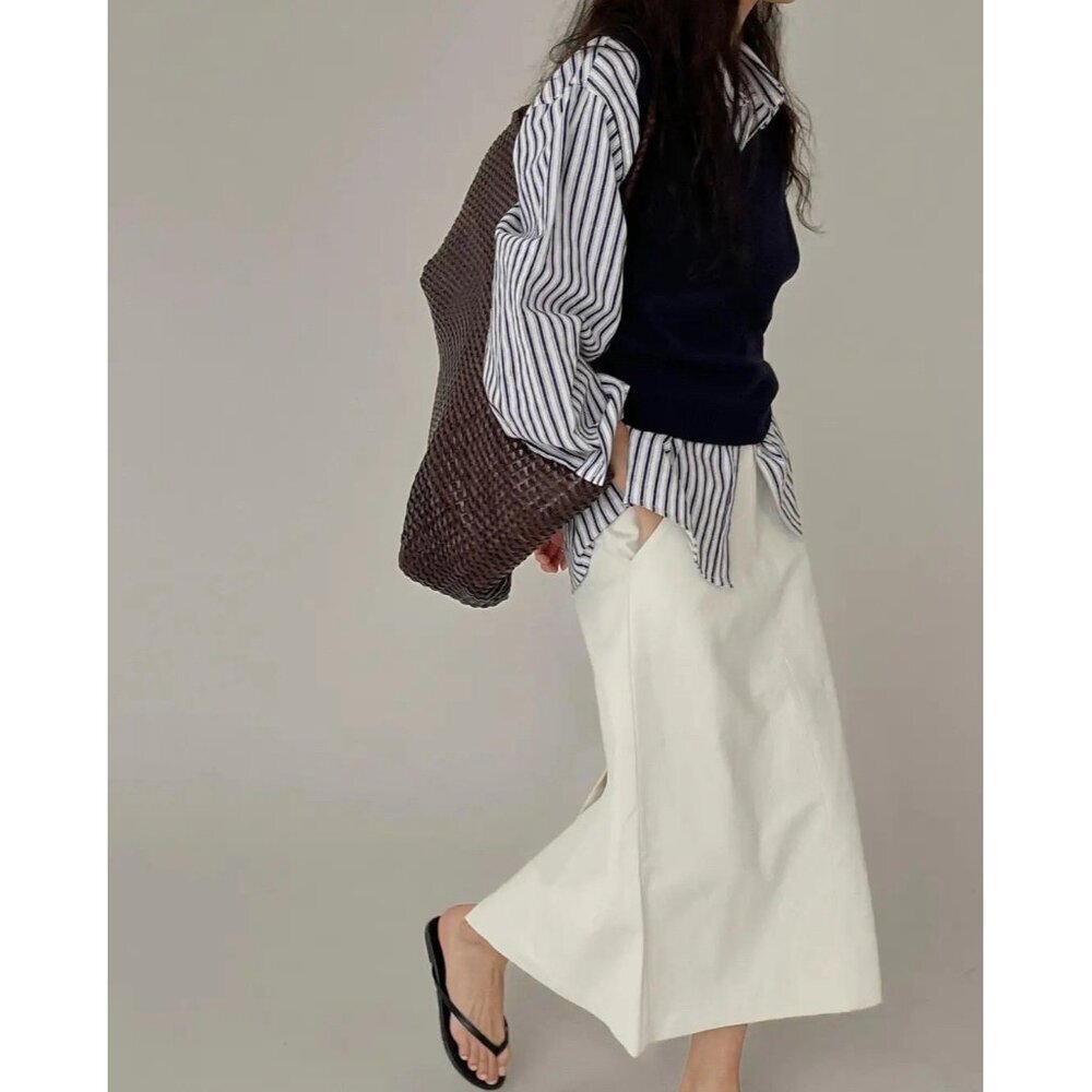 NWT Size MP - The Bennet Buttondown Shirt by Maeve 100% Cotton (NWT US$ 98)